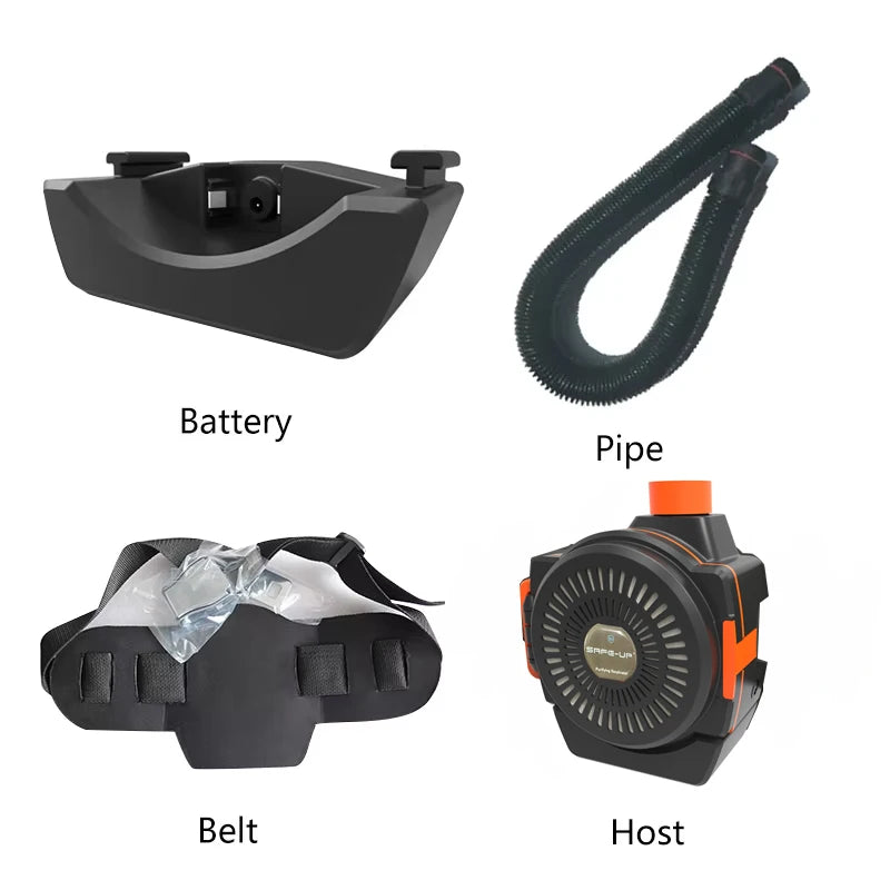 SAFEUP CE 1/1/1/1 Professional Welding Helmet Powered Air Purifying True Color Auto Darkening Welding Masks Dust Removal