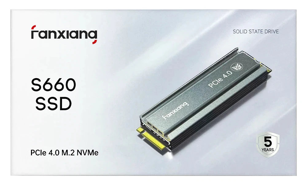 Fanxiang S660 M.2 SSD 500GB 1TB 2TB 5000MB/s M.2 NVMe PCIe4.0x4 SSD Internal Solid State Drive For PS5/PlayStation5 Desktop Pc