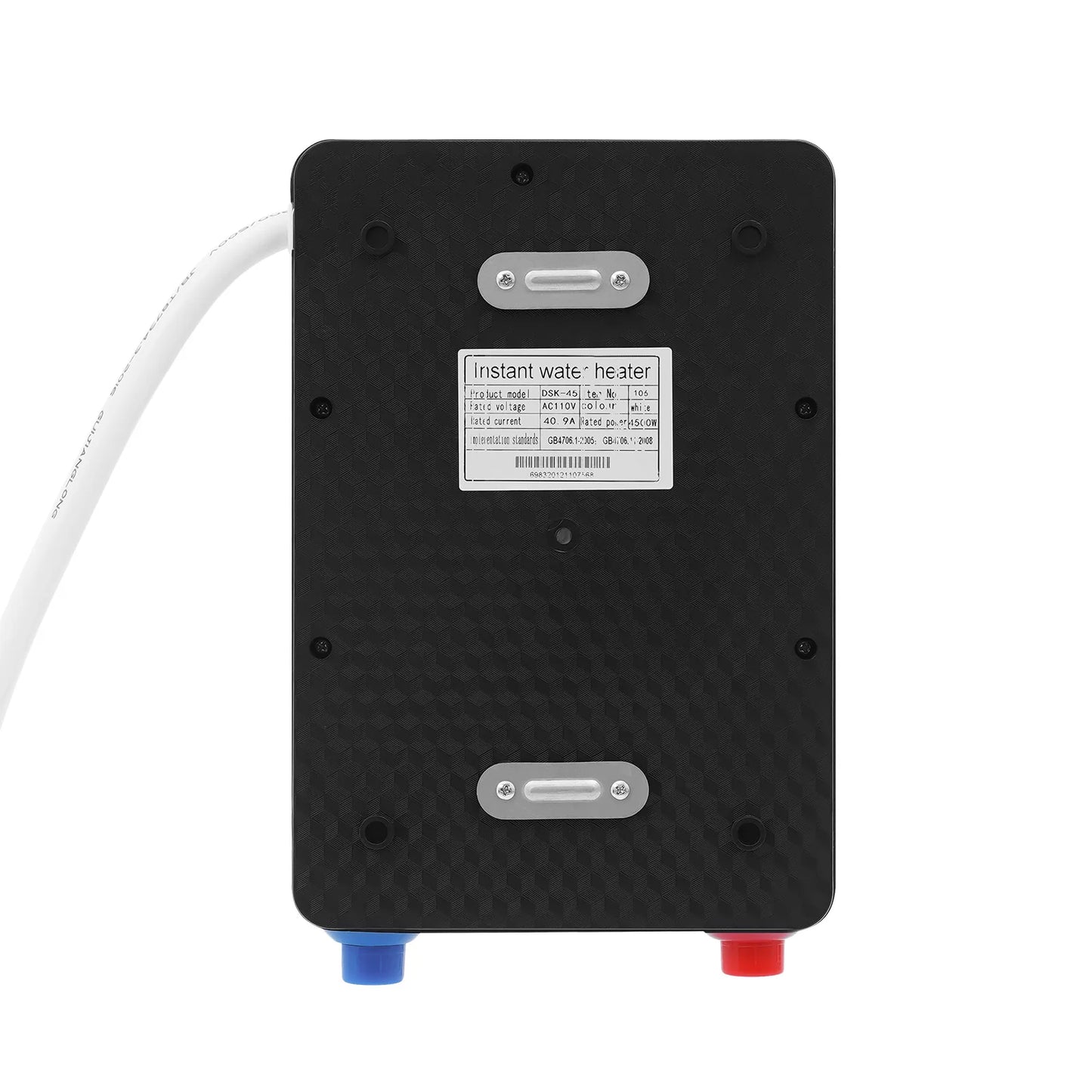 4500W 110V Water Heater, Touch Screen Electric Water Heater, Instantaneous Water Heater  On Demand Bath Shower