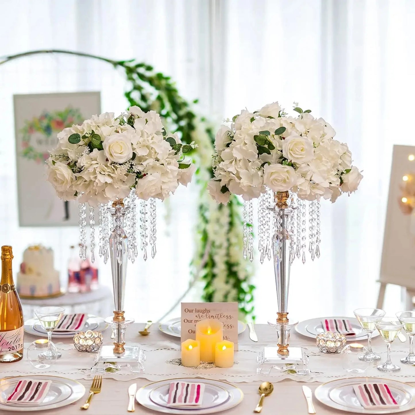 10pcs))Wedding Supplies Table Decoration Geometric Centerpiece Stand Road Lead Flower Stand Arrangement Table Centerpiece