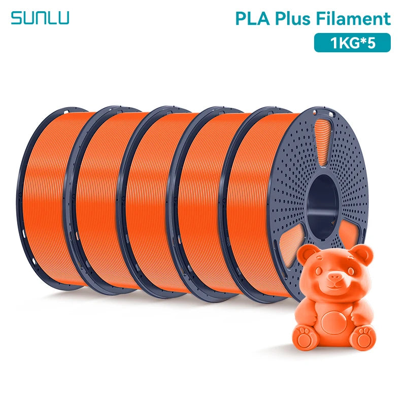SUNLU 5KG 3D Filament PLA+/PLA+2.0/AntiString PLA /PLA Meta/High Speed PLA Filamnet 1.75mm 1KG Filament for 3D Printer& 3D Pen