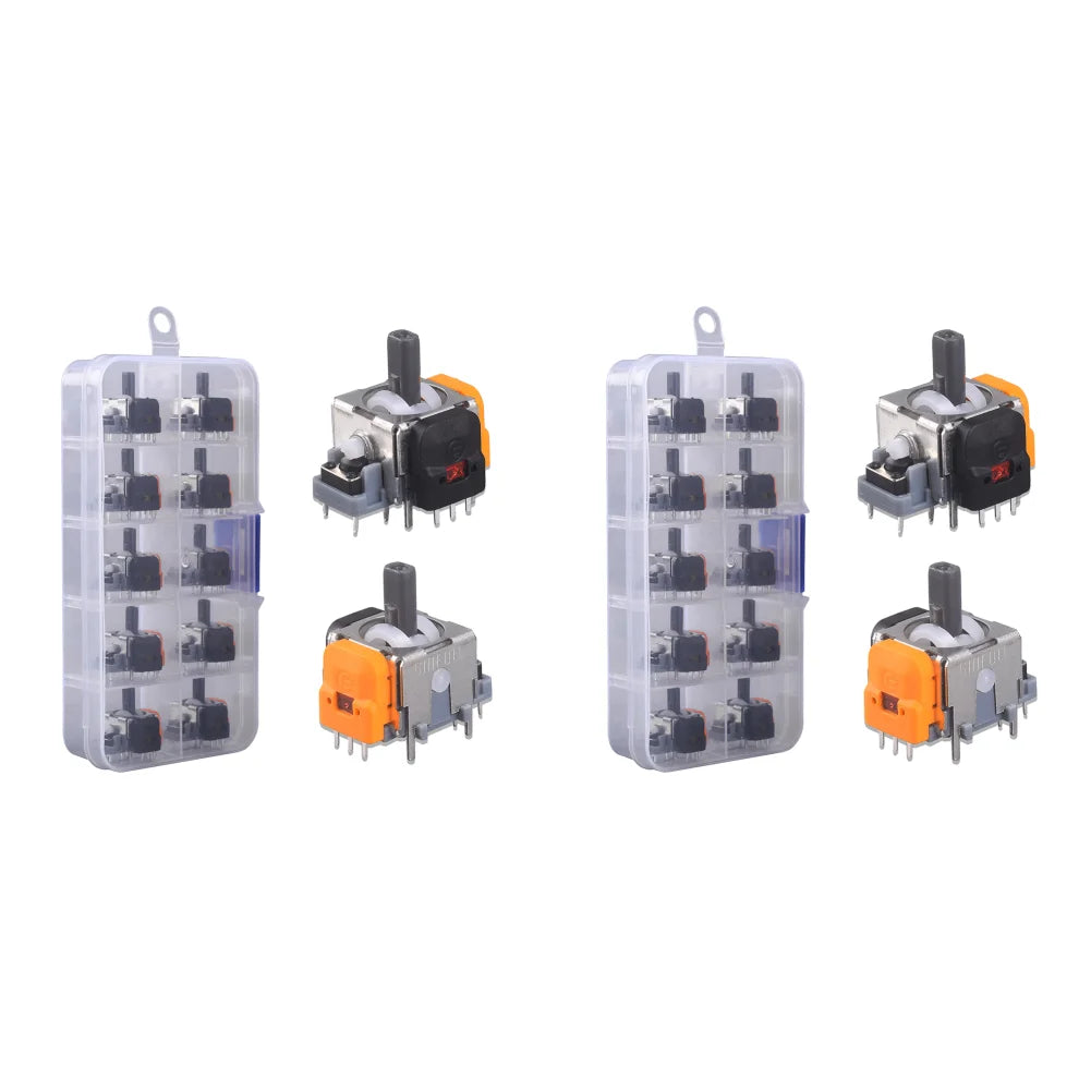 10/20PCS Replacement Hall Effect Joystick 3D Analog Sensor ThumbStick Module Joystick for PS4/PS5/XBox/Switch Controller Repair
