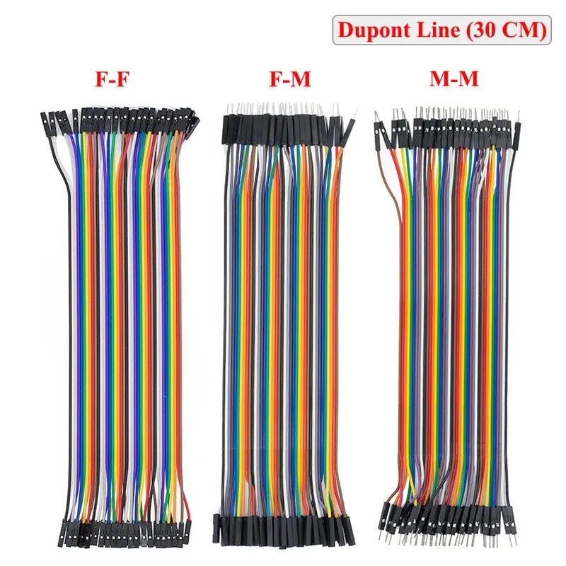 Dupont Line 10cm/20CM/30CM 15CM Male to Male+Female to + Female to  Jumper Wire  Cable for arduino DIY KIT 2035