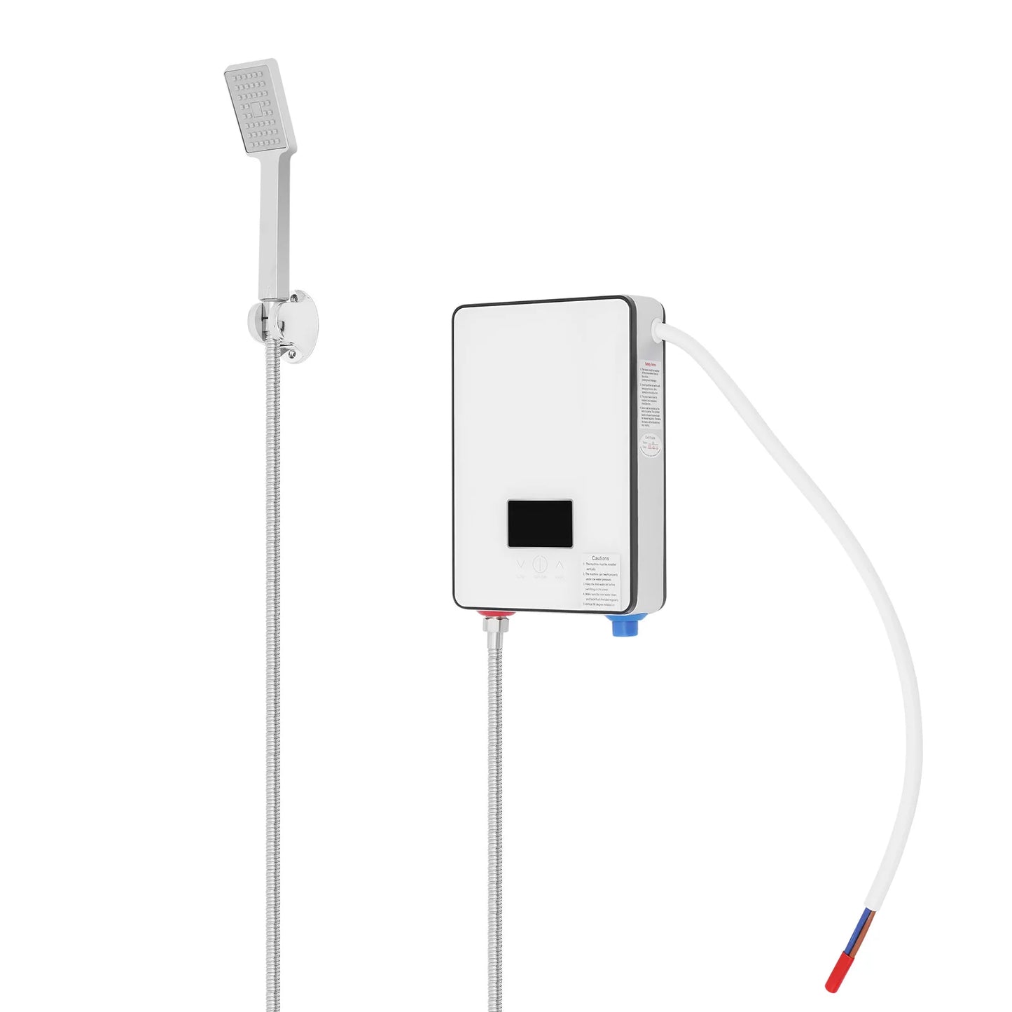 4500W 110V Water Heater, Touch Screen Electric Water Heater, Instantaneous Water Heater  On Demand Bath Shower
