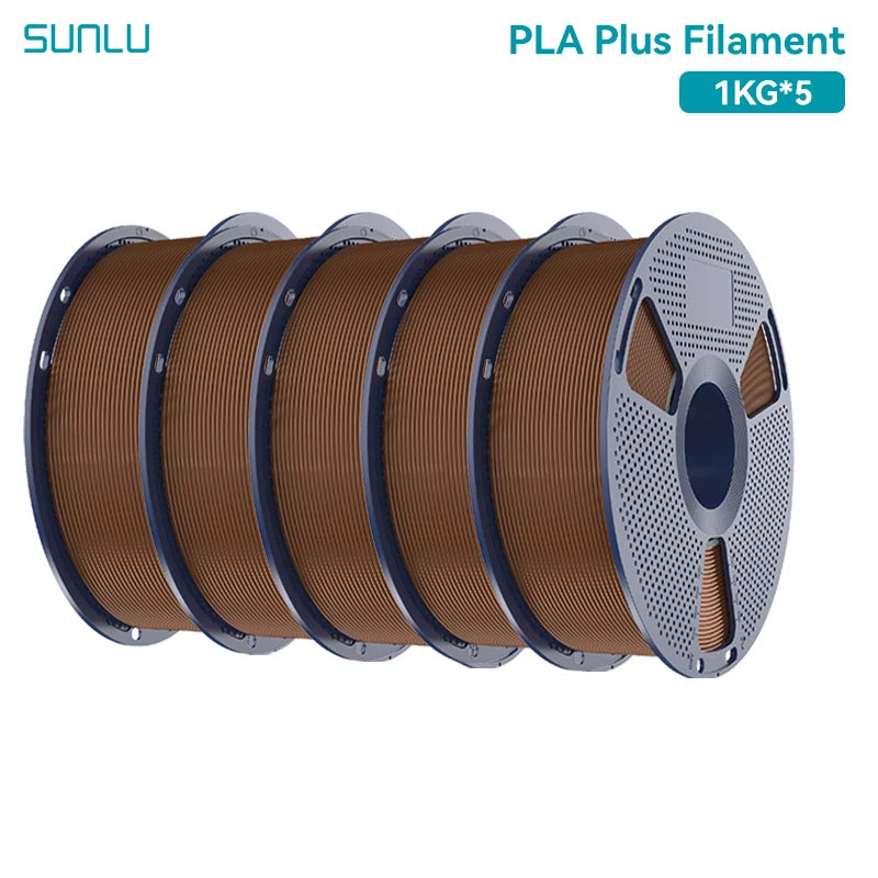 SUNLU 5KG 3D Filament PLA+/PLA+2.0/AntiString PLA /PLA Meta/High Speed PLA Filamnet 1.75mm 1KG Filament for 3D Printer& 3D Pen