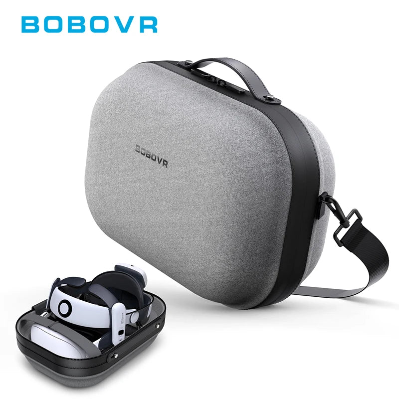 BOBOVR C3 Carrying Case For Quest3/Quest 3S S3 Pro Strap Storage Box Three Versatile Modes Desktop Stand for Tidy Workspace
