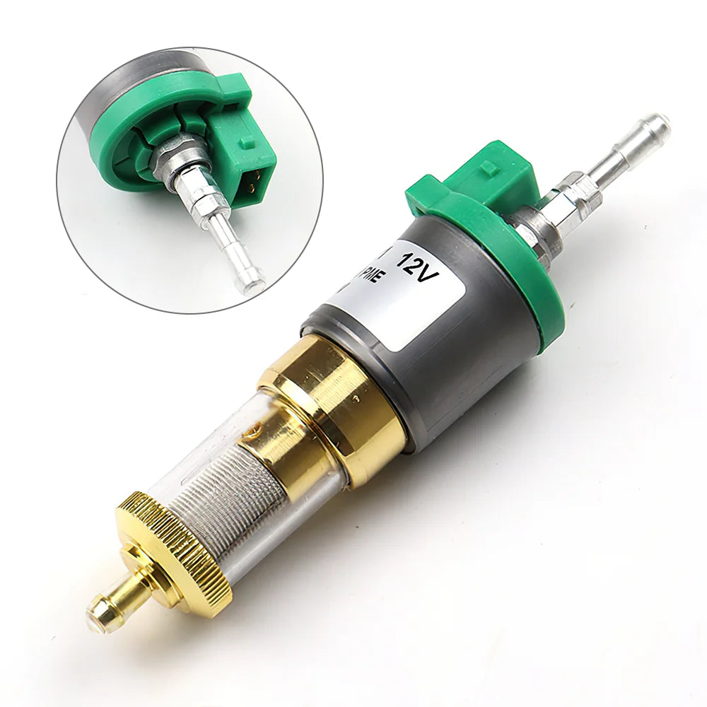 Car Truck Oil Fuel Pump Air Diesel Heater Electronic Pulse Metering Pump 12V 22ml 1KW To 5KW with Filter for Webasto Removable