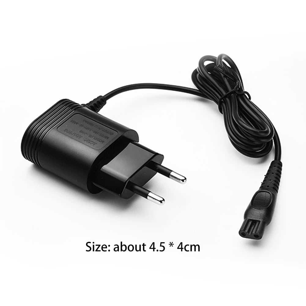 Electric Adapter Charger Wall Plug for Philips Shaver HQ5 6 7 8 9/RQ10 11 12/HS8/AT/PT Series Shaving Machine 15V Charging Cable