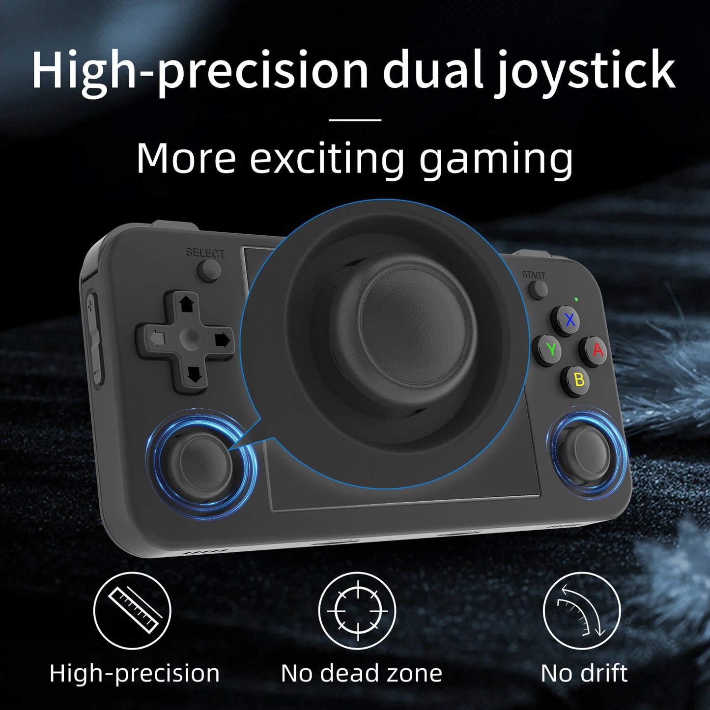 ANBERNIC RG35XX H 64Bit and-held Consoles For Playing Video Games 3.5-inch IPS 640*480 Screen Retro Game Player 3300 mAh Battery
