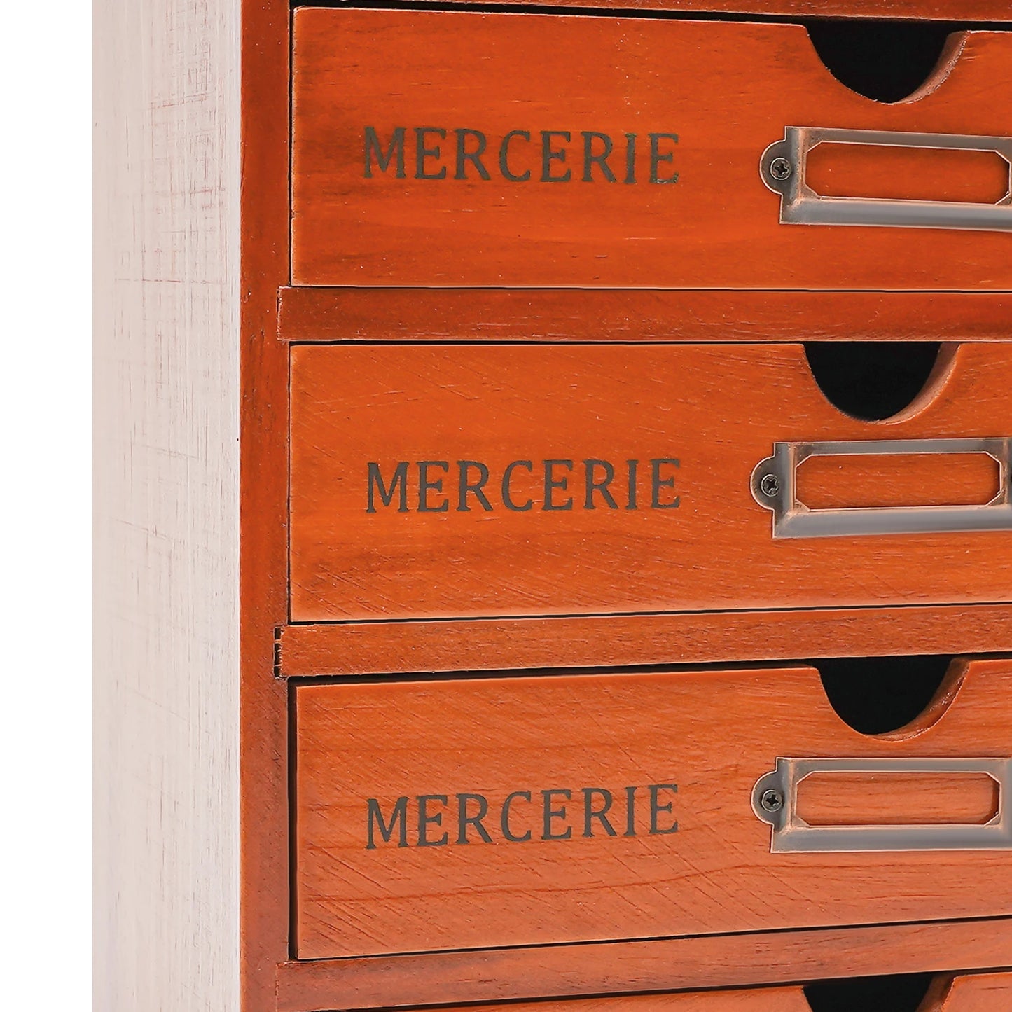 5 Drawer Wooden Desk Organizer 23*17.5*5cm Storage Drawers Vintage Shelf Drawer Used in an Office Study Bedroom Dresser