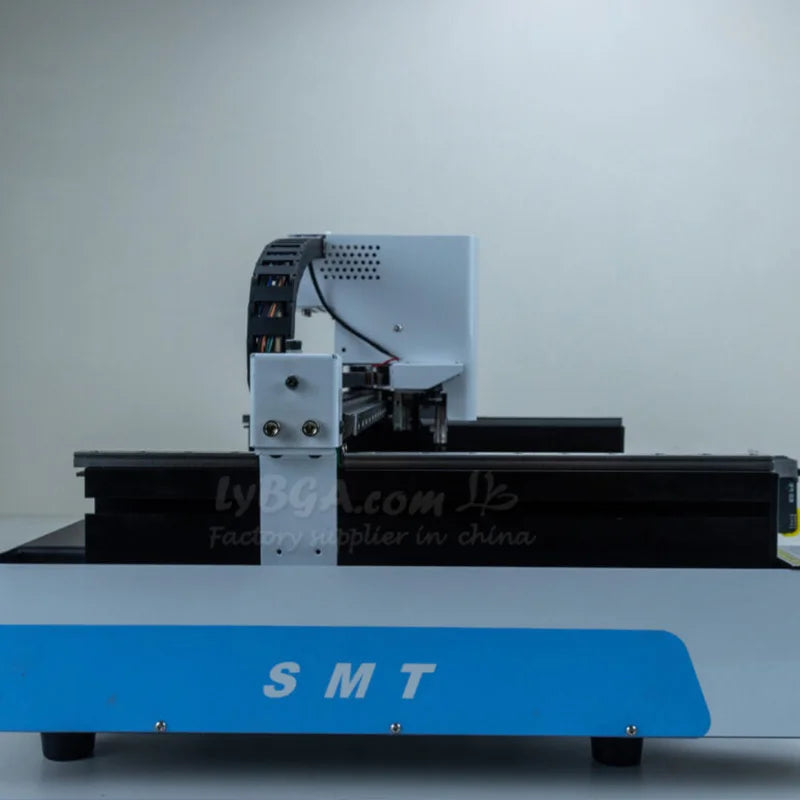 Triple Vision Camera System Desktop Automatic SMT Pick Place Machine Chip Mounter LED SMD Dual Heads Nozzles For PCB Assembly
