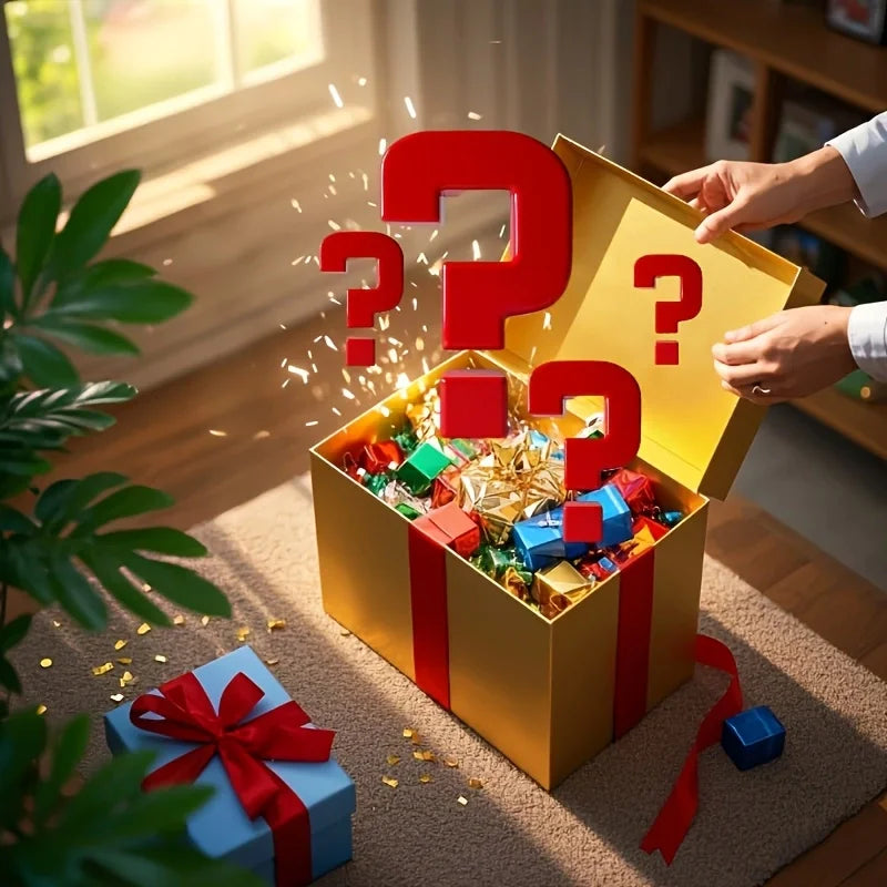 Mysterious Box 2026 – Premium Black Surprise Gift with Unique Random Item | Unisex Curated Mystery for Adults & Teens