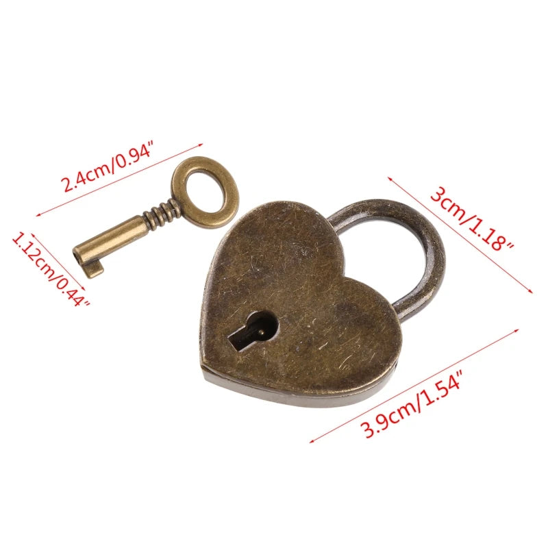 Wooden Jewelry Box for Latch Zinc Alloy Lock Lockable Buckle Vintage Design Gift Chest Locks for Vintage Lovers