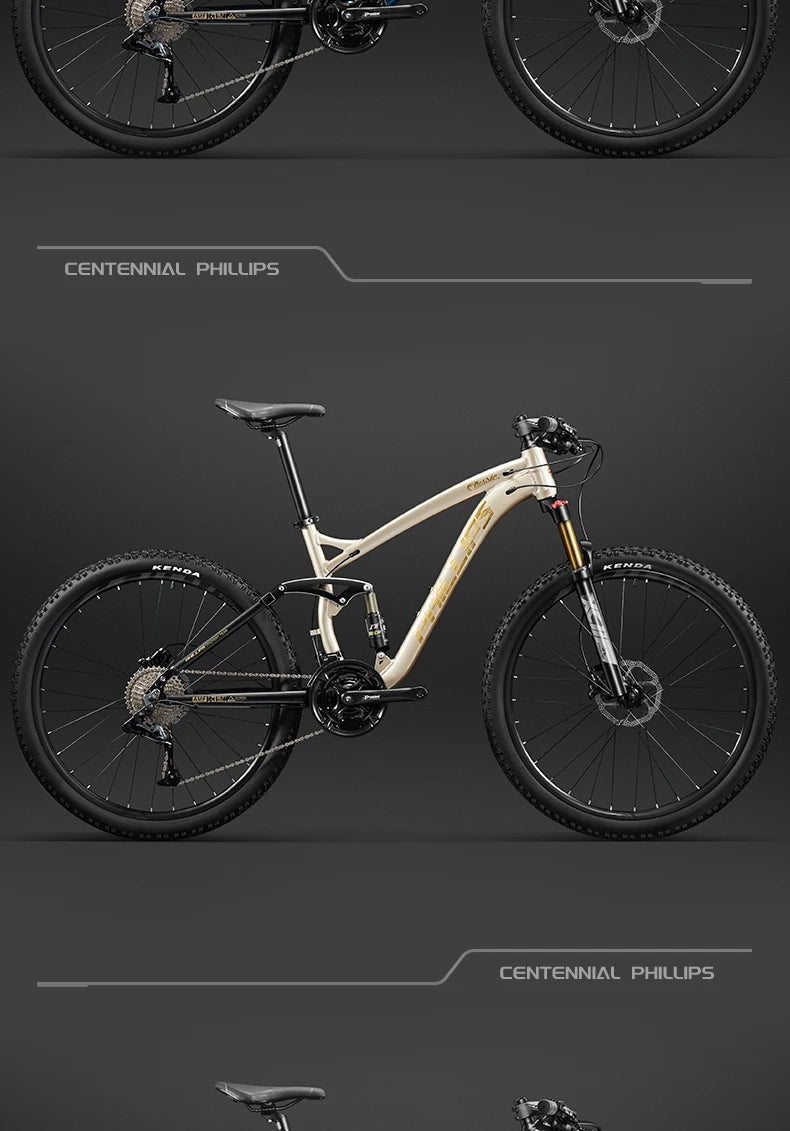 24/26/27.5 inch Mountain Bike Downhill Mountain Bicycle 27/30/33 Speed Soft Tail Full Shock Absorption Bicycle