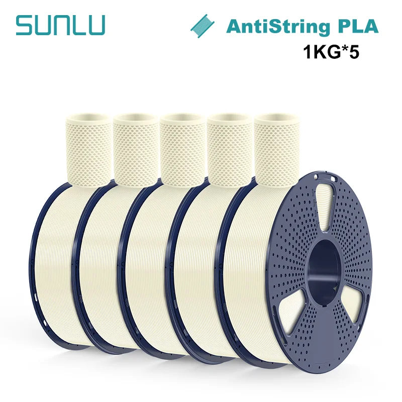 SUNLU 5KG 3D Filament PLA+/PLA+2.0/AntiString PLA /PLA Meta/High Speed PLA Filamnet 1.75mm 1KG Filament for 3D Printer& 3D Pen
