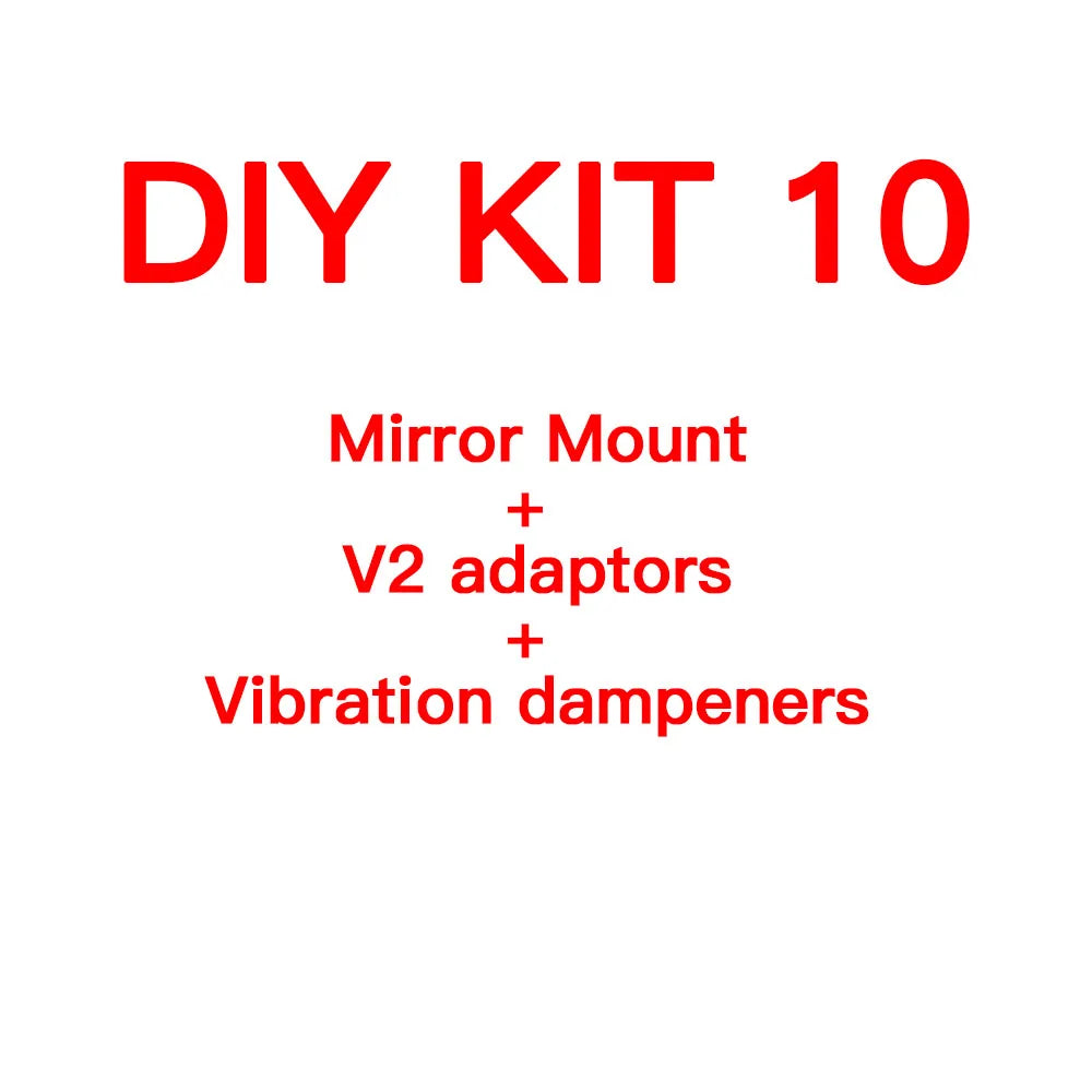 Motorcycle Handlebar Stem Fork Mount Holder Phone Mount Vibration Dampener MAG Universal Adaptors Wireless Charger Mirror Brake