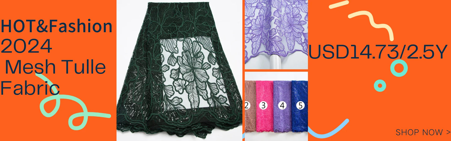 2025 French Tulle Lace Fabric African Heavy Silver Sequins Lace Fabric High Quality For Bridal Dress Luxury Evening Dress A3490