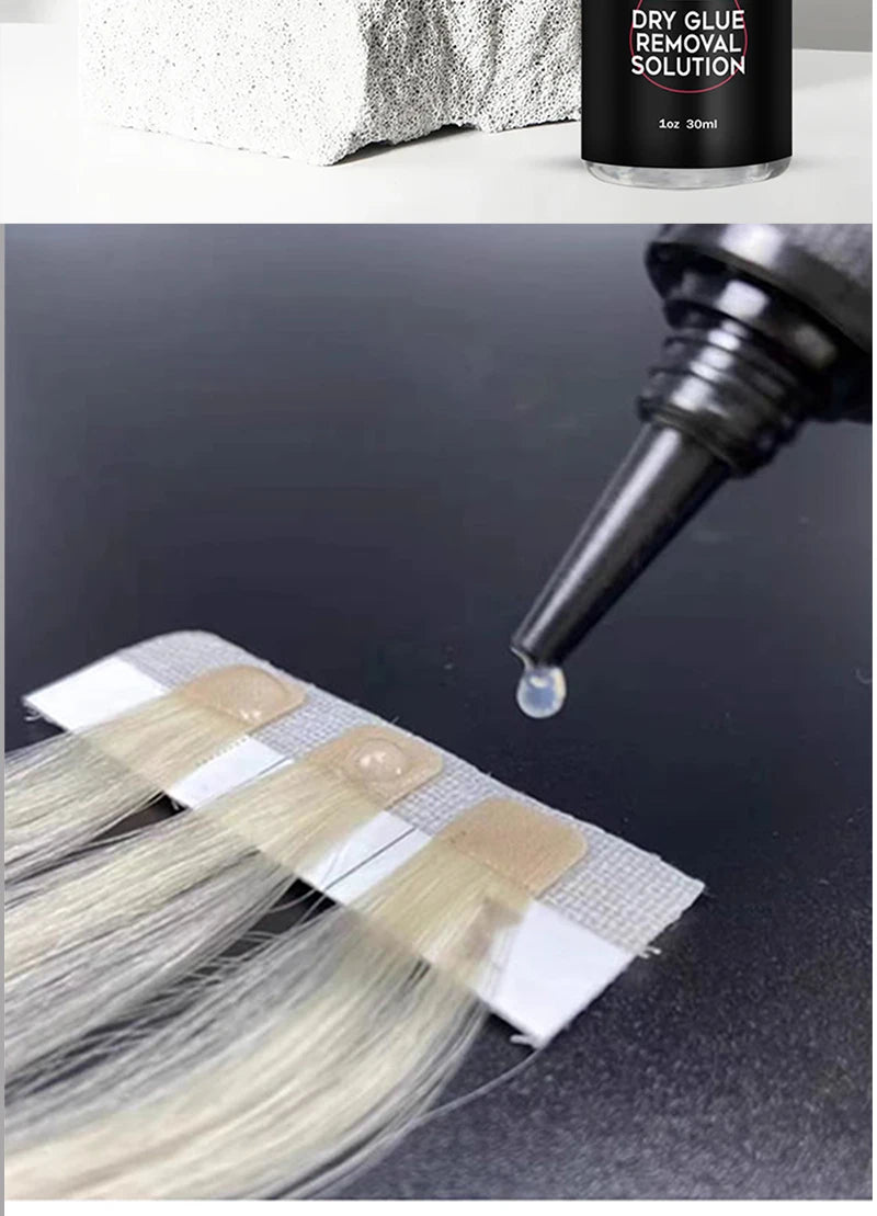 V Light Hair Extensions Set with UV Glue Hair Extension Kit Technology and Tools for Easy Application and Salon Quality Results