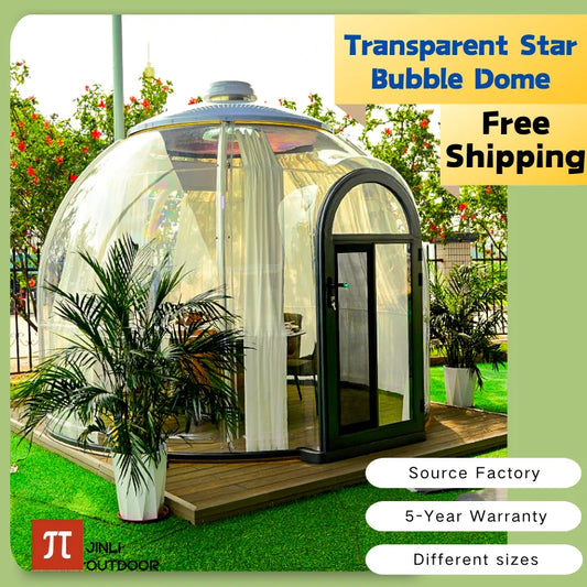 2026Transparent Tent PC Dome Tent Geodesic Lgloo Round Clear House Catering Cabin Hotel Resort Luxury Celebrating Events Tipi