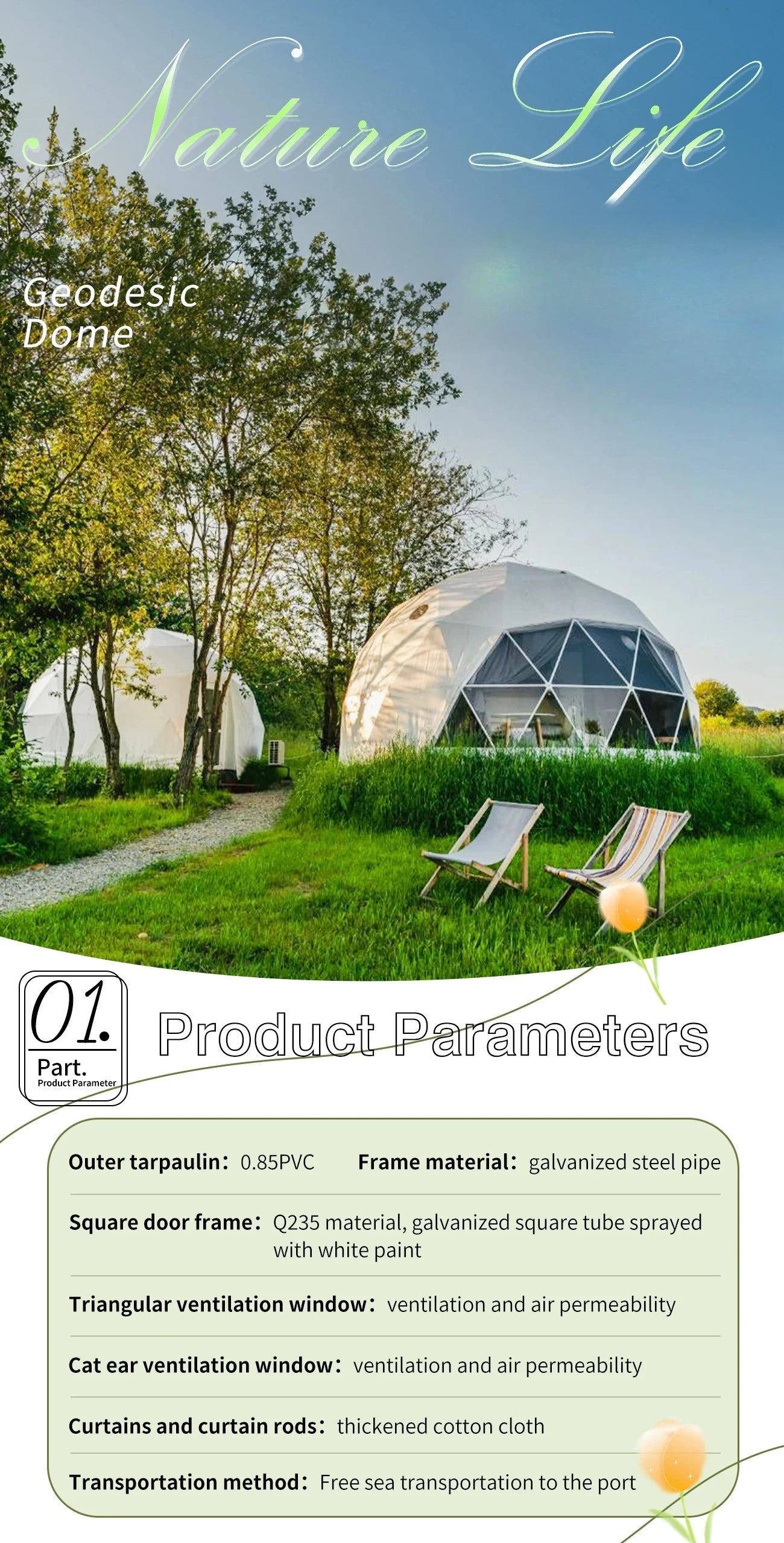 Factory  Stock Luxury Geodesic Dome Tent 6M Durability Geodesic Dome PVC Tent Hotel Factory Tent For Glamping Resort Commercial