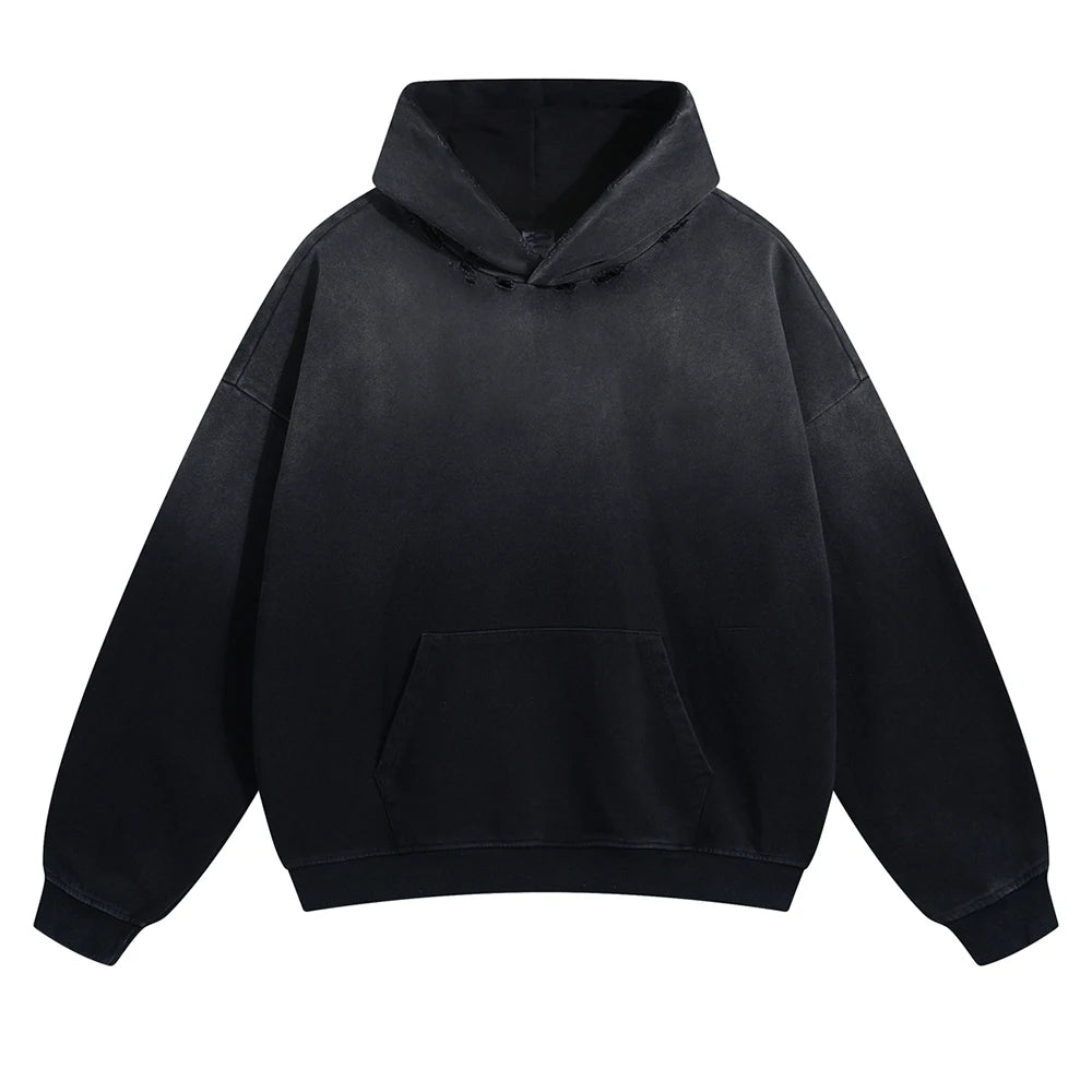 VIPReAlr2025 Winter Hoodie Retro Harajuku Fashion Washed Cotton 380GSM Pullover Sweatshirt Y2K RE Alr