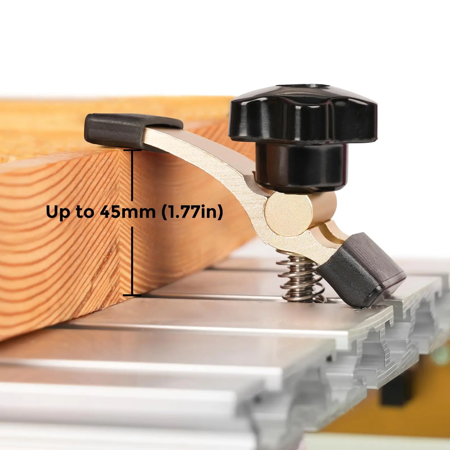 2PCS Mini Hold Down Clamp Kit, CNC Router Clamp for Woodworking and Metalworking, Compatible with 3018 CNC Router Machines