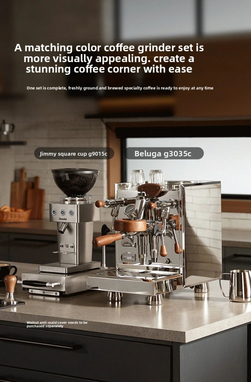 Semi-Automatic Coffee Maker,3035A/B/C Concentration E61 Brewing Head, Semi-automatic Dual Boiler 15 Bar Vibration Pump