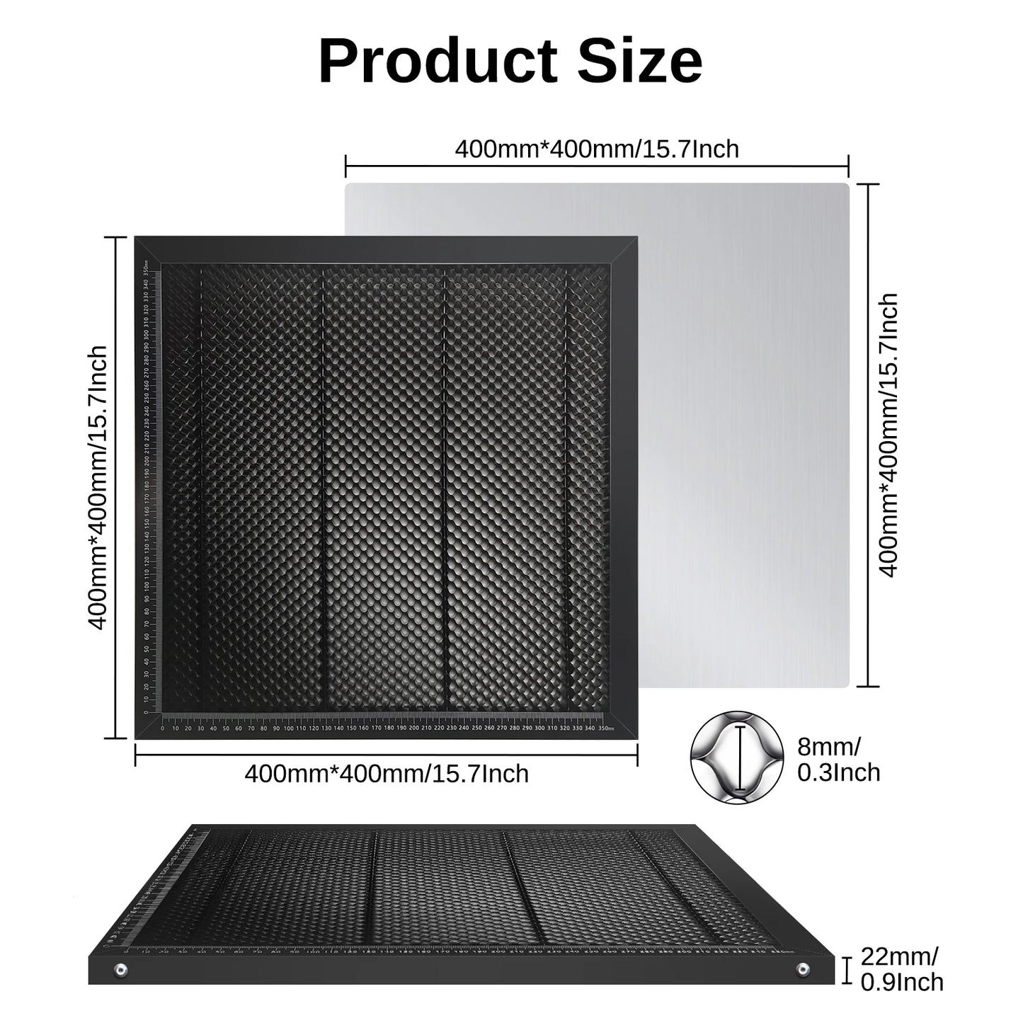 LASER TREE Laser Honeycomb Working Table Size 400*400mm  For Laser Engraving Cutting Machine DIY Laser Equipment Part
