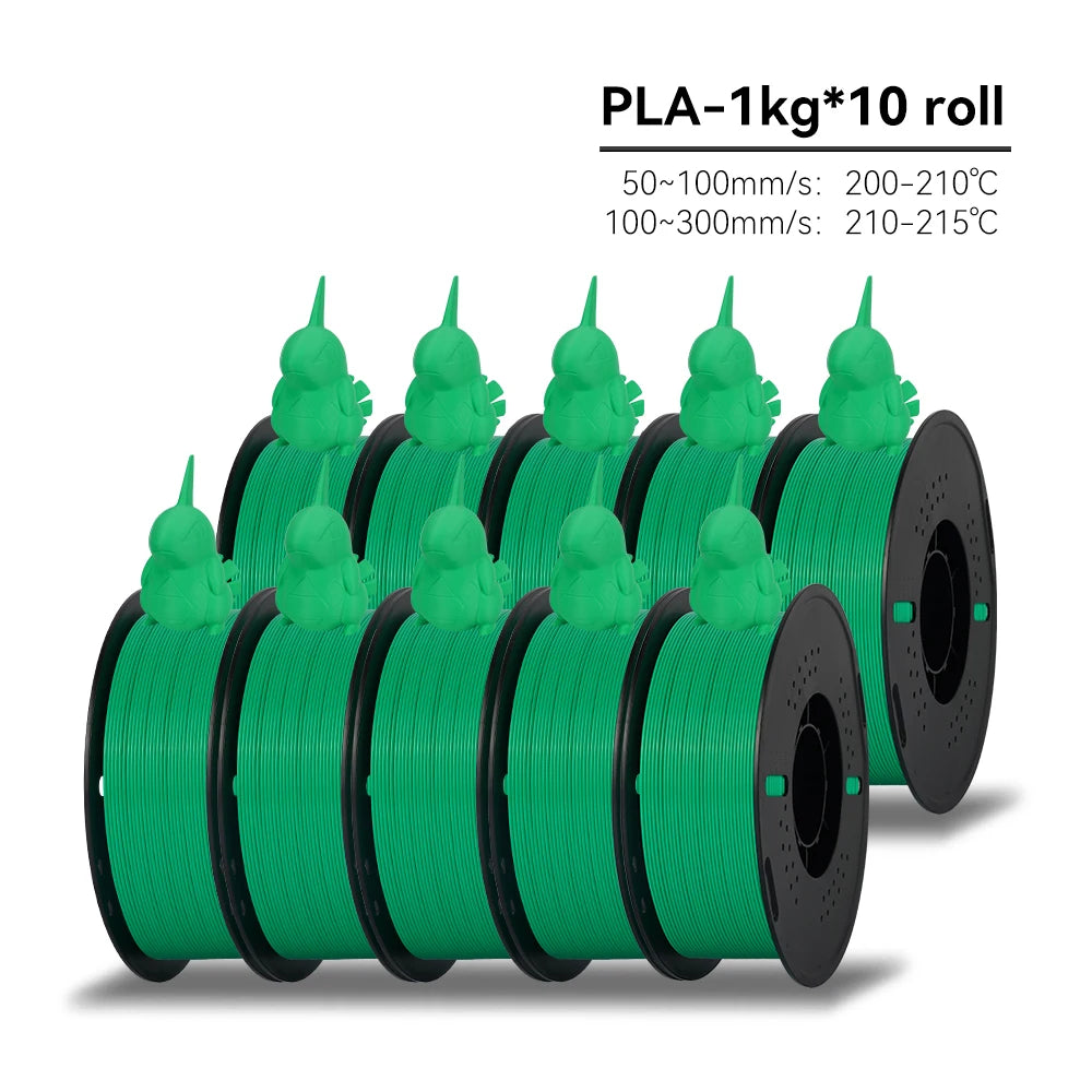 KINGROON 5/10KG PLA Filament 1.75mm Eco-Friendly Good Toughness Printing Filaments For FDM 3D Printers Material Free Shipping