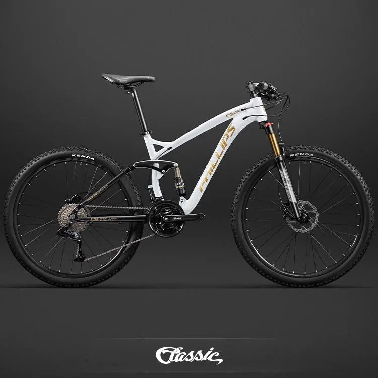 24/26/27.5 inch Mountain Bike Downhill Mountain Bicycle 27/30/33 Speed Soft Tail Full Shock Absorption Bicycle