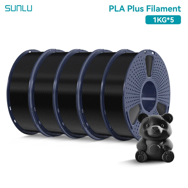 SUNLU 5KG 3D Filament PLA+/PLA+2.0/AntiString PLA /PLA Meta/High Speed PLA Filamnet 1.75mm 1KG Filament for 3D Printer& 3D Pen