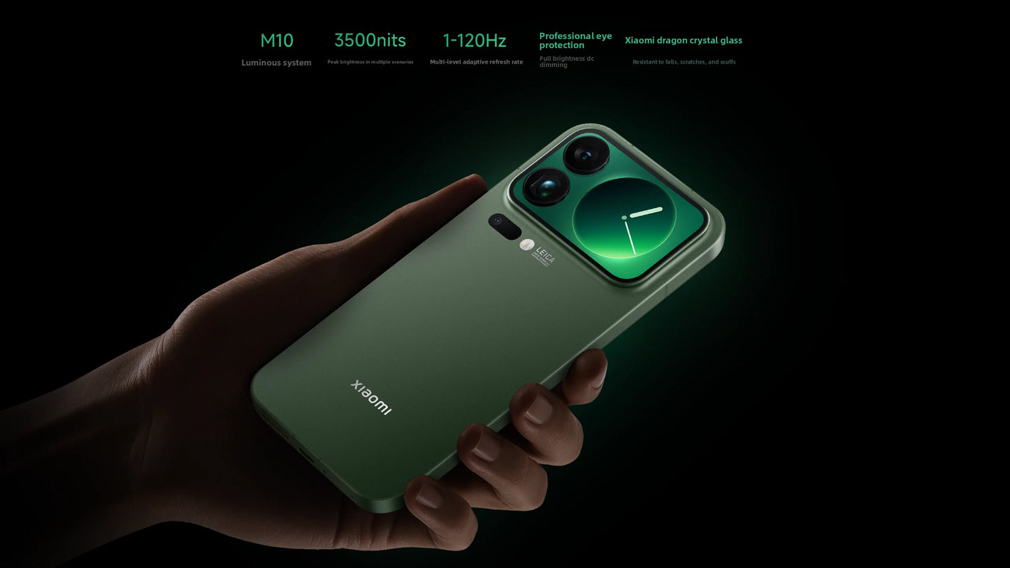 Xiaomi 17 Pro Max Smartphone CN Version 6.9" Display Dual Screen Snapdragon 8 Elite Gen5 7500mAh Battery 100W Hyper Charge