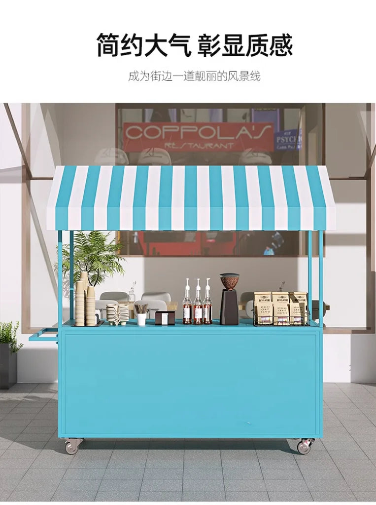 Night market stalls, small carts, shopping malls, supermarkets, promotion platforms, trucks, mobile snacks, dining carts