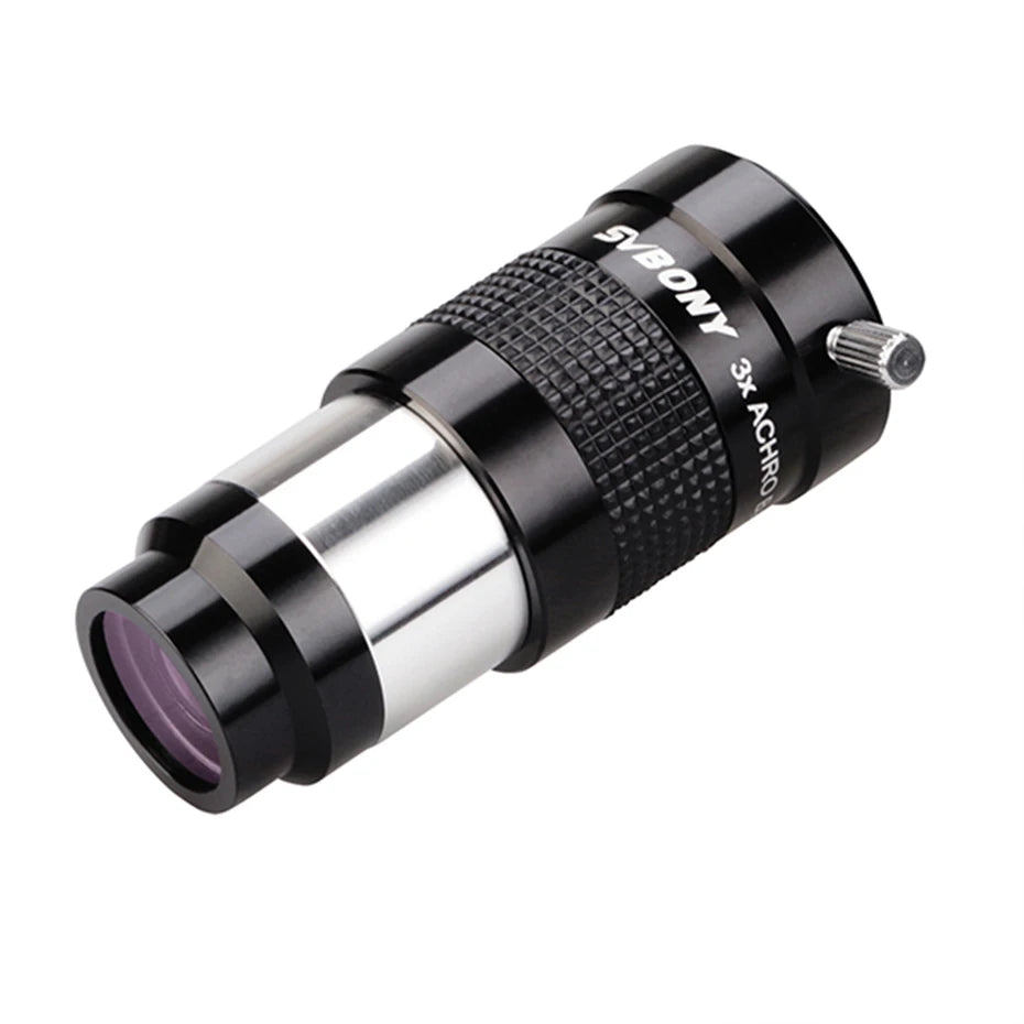 SVBONY 1.25" Telescope Eyepiece Barlow Lens 3x Fully Multi-Coated Advanced Achromatic SV136
