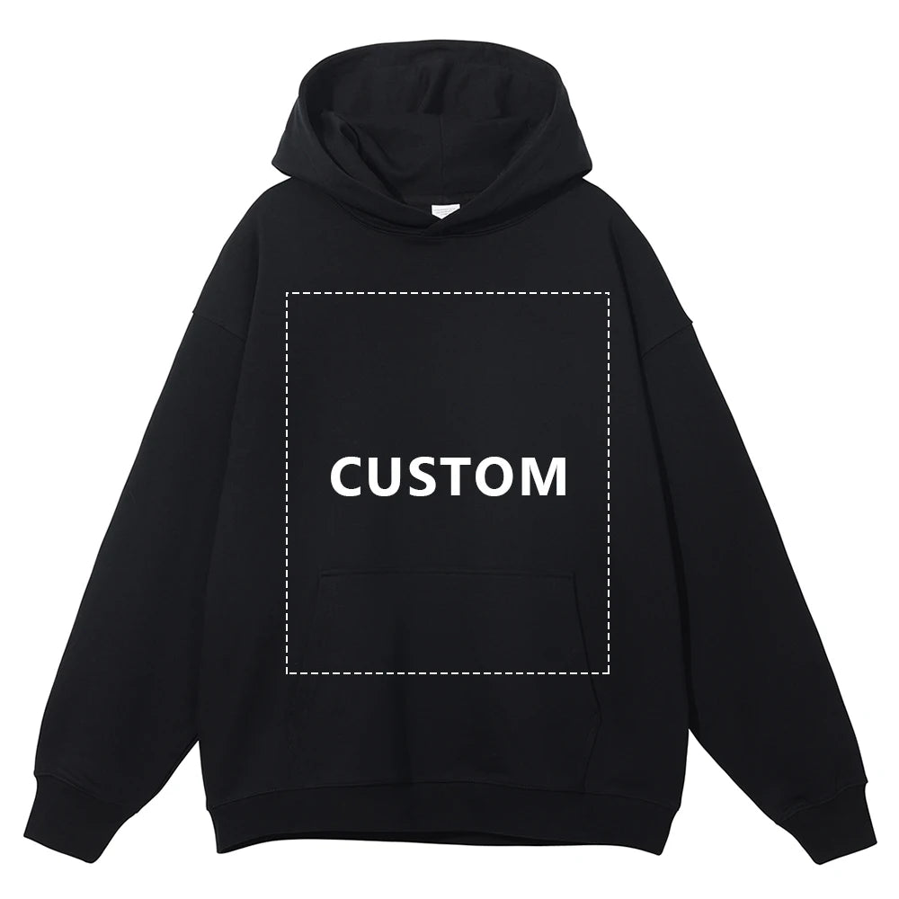 VIPReAlr2025 Winter Hoodie Retro Harajuku Fashion Washed Cotton 380GSM Pullover Sweatshirt Y2K RE Alr
