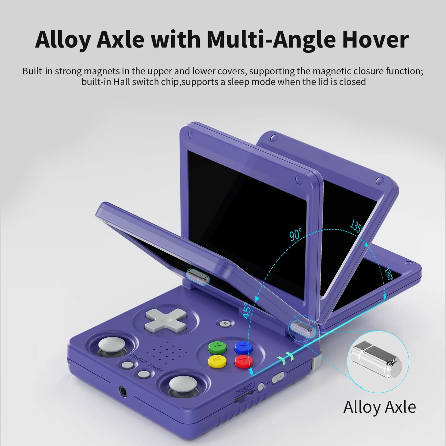 Anbernic RG34XXSP 3.4-Inch IPS Linux 64-bit Game Console H700 quad-core 1GB Retro Game Player HD-Connect To TV RG 34XXSP 3300mAH