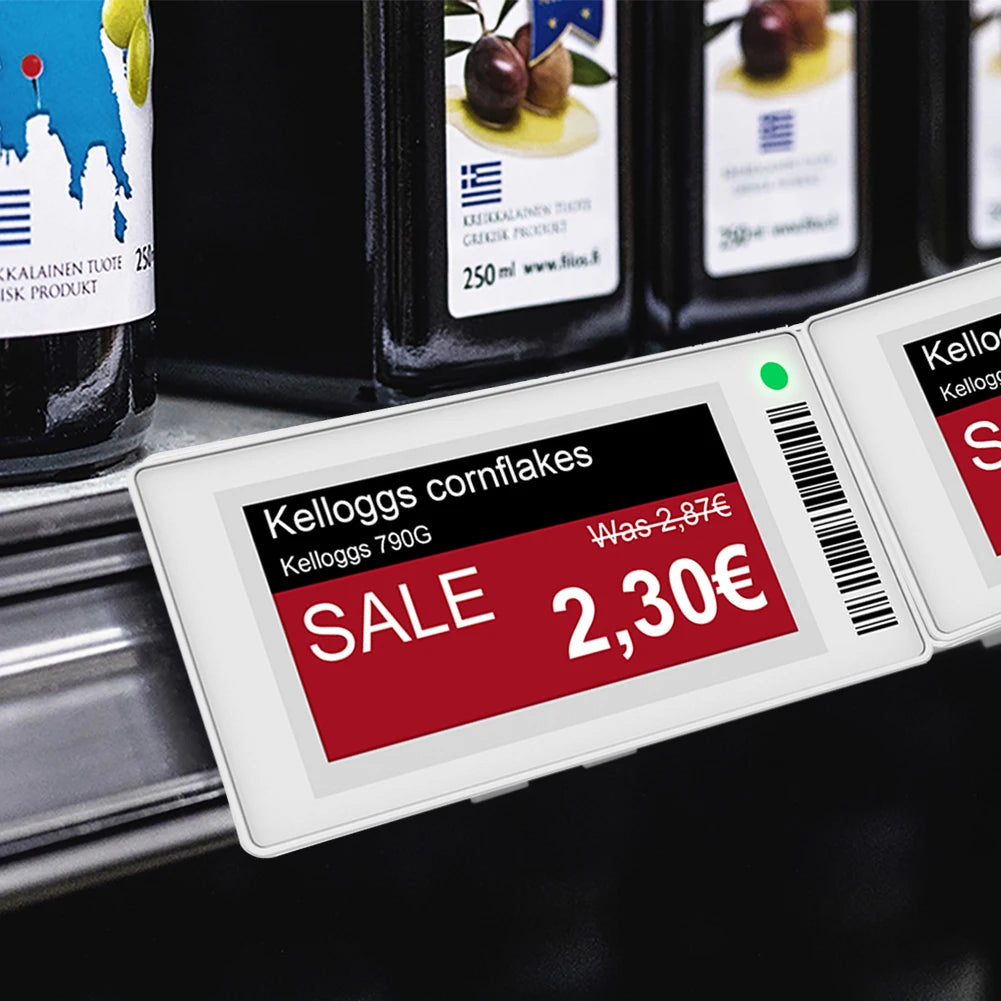 2.1'' 2.9'' E-paper E-Ink EInk Display Screen BT Version App Operating Software TFT Screen IP65 Electronic Price Tag Card