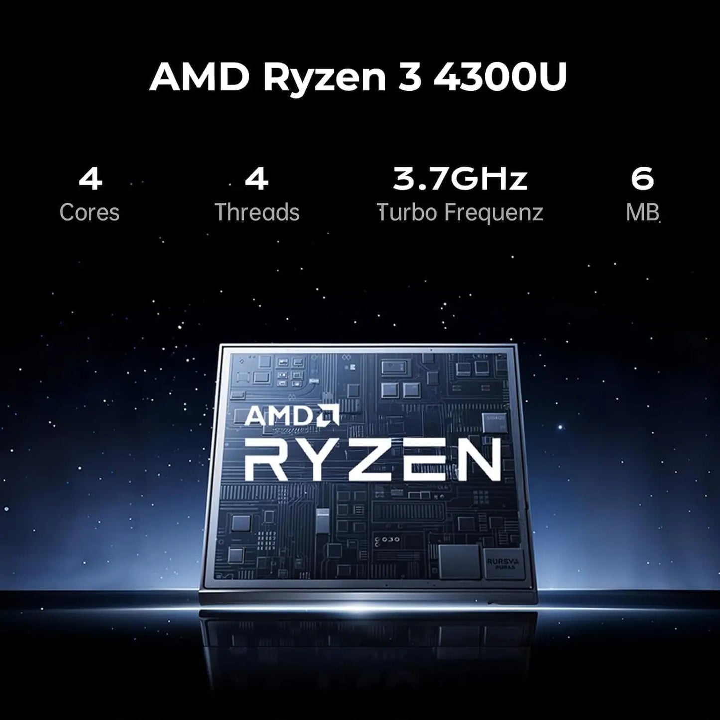 ACEMAGIC 15.6-inch AMD Ryzen 3 4300U Business Laptop 16GB DDR4 512GB SSD Slim Ultrabook 54.72Wh Long Battery Life FHD Display