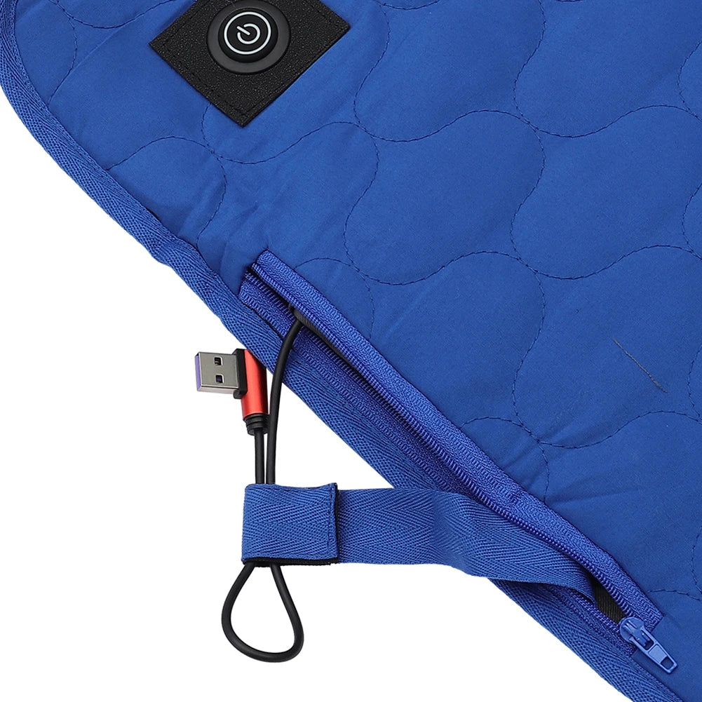 3-Level Adjustable USB Heating Sleeping Mat Electric Heating Pads Outdoor Camping Tent Sleeping Mattress Thermalpad Foot Warmer
