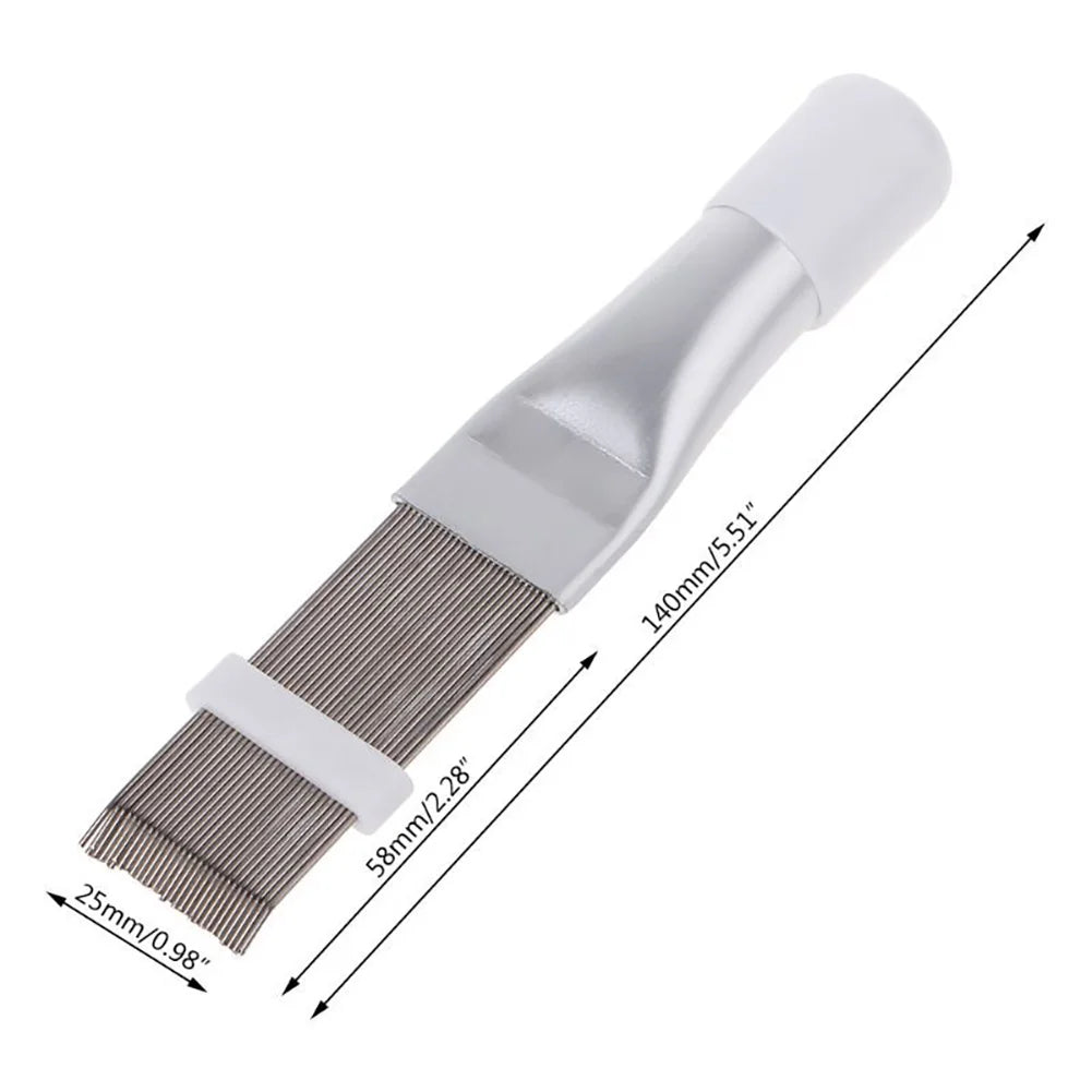 Universal Car Radiator Condenser Fin Comb Sets Air Conditioner Coil Straightener Hand Cleaning Tool Auto Cooling System Repair