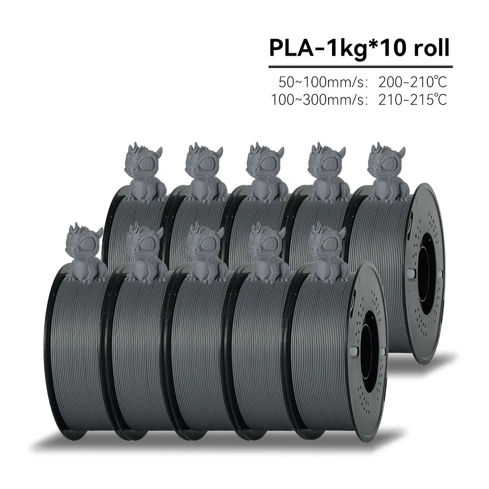KINGROON 5/10KG PLA Filament 1.75mm Eco-Friendly Good Toughness Printing Filaments For FDM 3D Printers Material Free Shipping