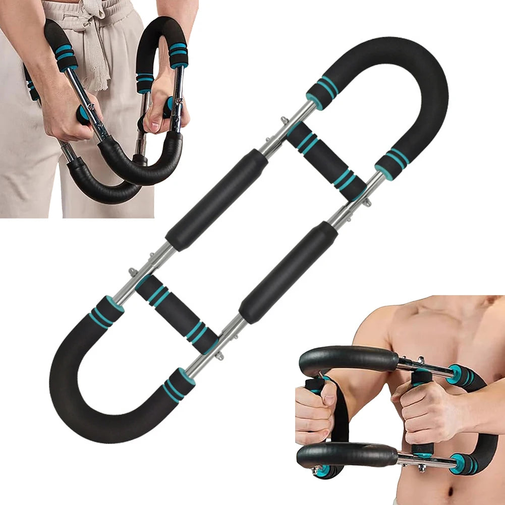 Multifunctional Adjustable U-Arm Chest Expander,Adjustable Twister Arm Exerciser U-Shaped Wrist Strength Trainer Chest Expander