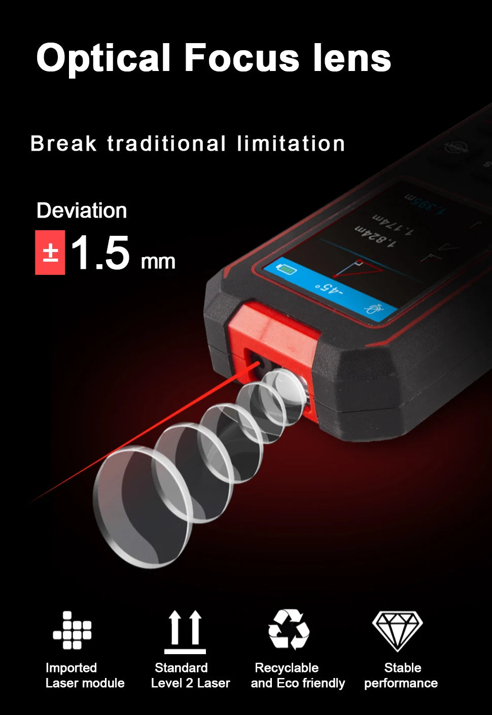 NF-518S Industrial Metal Detectors Metal Detector AC Cable Metal Pipes Rebar Multifunctional Wall Detector With Positioning Hole