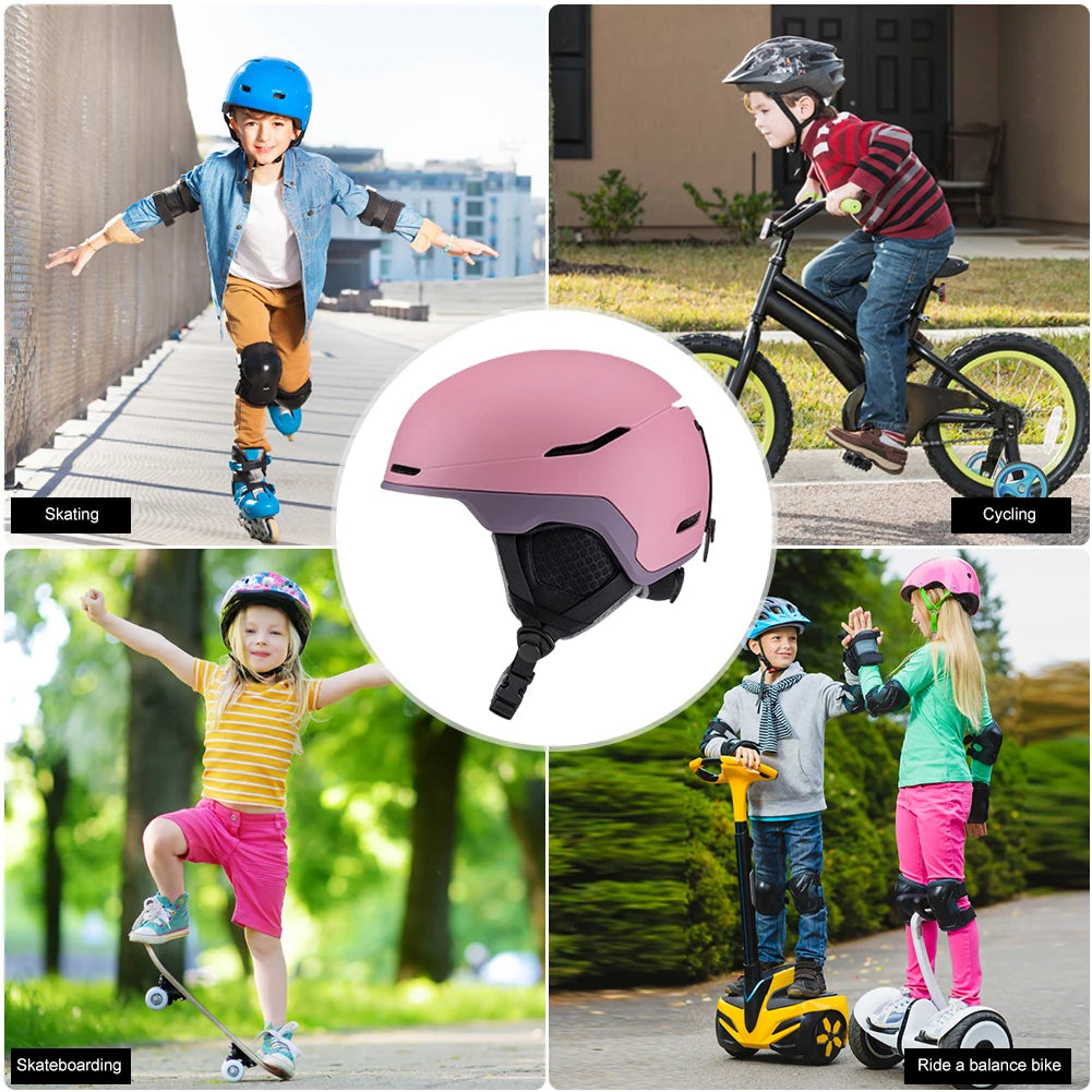 Snowboard Helmet Protective EPS Foam Skiing Helmet Safety Helmet for Adult Men Women Ski Skateboard Snowboard