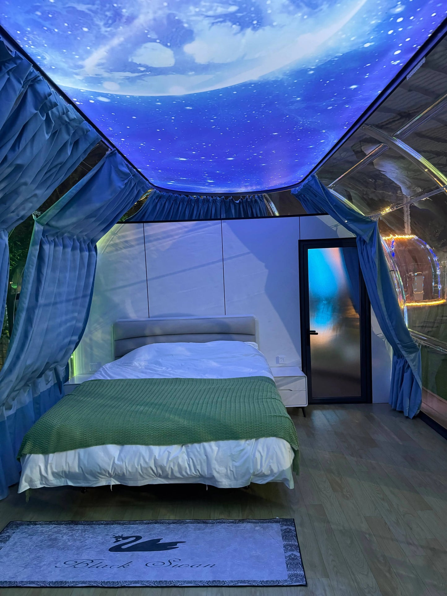 7.8-Meter Transparent Starry PC Dome Tent Geodesic Igloo Round Clear House Catering Cabin Hotel Resort Luxury Celebrating Events