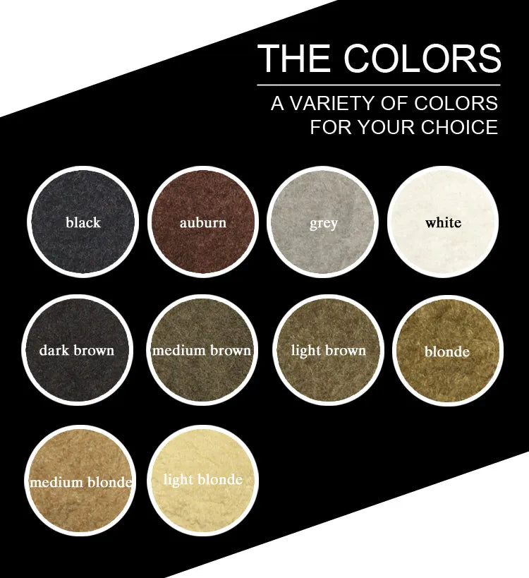 10 Color Keratin Hair Building Fiber Hair Loss Fiber Natural Hair Thickening Fibers Concealer Refill Anti Hair Loss Products