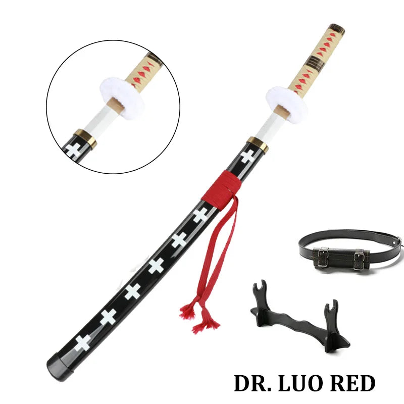 80cm/31.5"Roronoa Zoro Katana Anime Sword  Cosplay Weapons Props 3pc Toy Sword Set  Shusui Lchimonji  Sandai Kitetsu