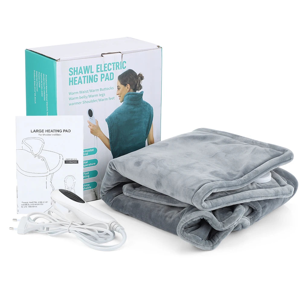 Electric Heating Pad 10 Gears Constant Temperature Winter Heater Warming for Body Shoulder Waist Home Sofa Blanket with Control