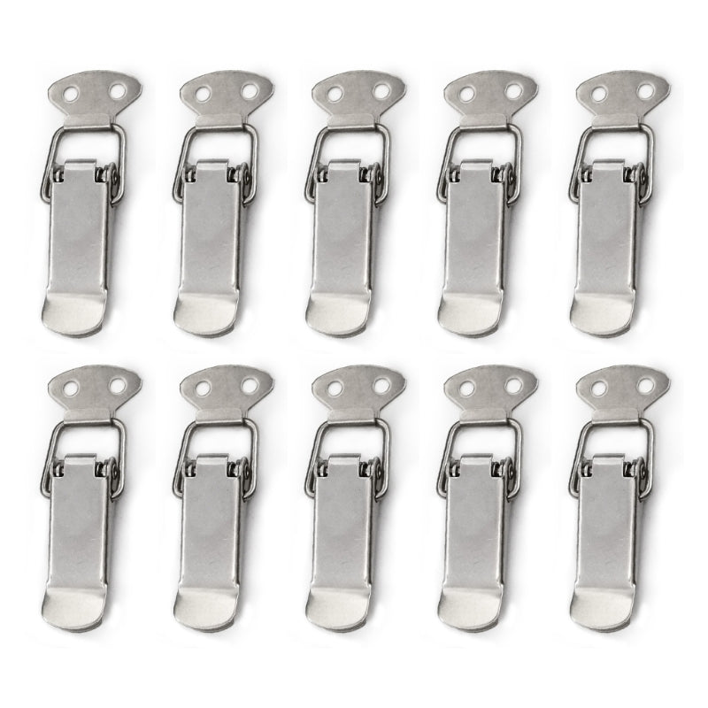 LXAF 10 Pcs Toggle Catch Lock Suitcase Clasp Buckle Locking Lock Metal Box Hasp Lock