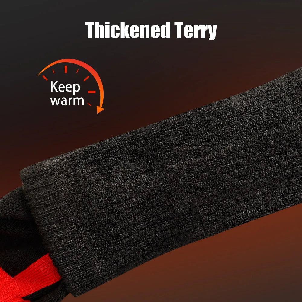 Savior Heated Socks Man Winter Rechargeable Outdoor Sport Thermal Heated Foot Warmer Ski Sports Heated Socks Warm Snowmobile Ski